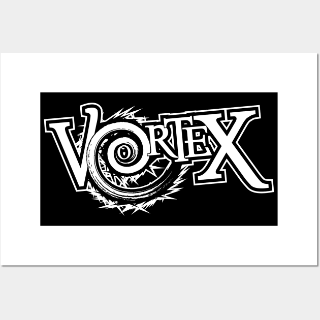 VoRteX Logo Design Wall Art by Mighty Mike Saga